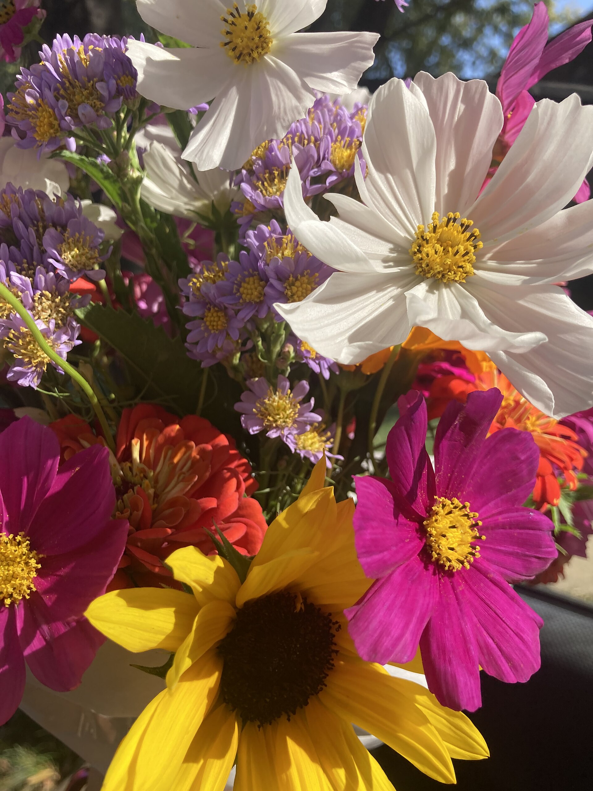 Bright flower bouquet